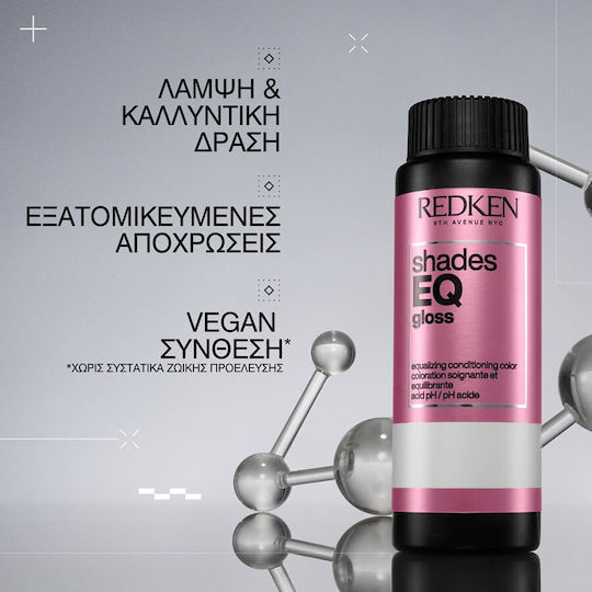 Redken Shades EQ Gloss Προσωρινή Βαφή Μαλλιών Χωρίς Αμμωνία 08t Silver Strong 60ml