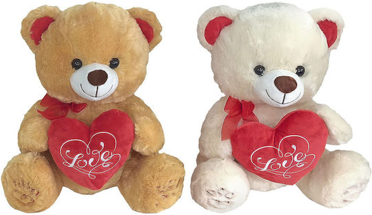 ToyMarkt Plush Teddy Bear with Valentine's Day Heart for Ages 3+ 35 cm Miscellaneous Designs