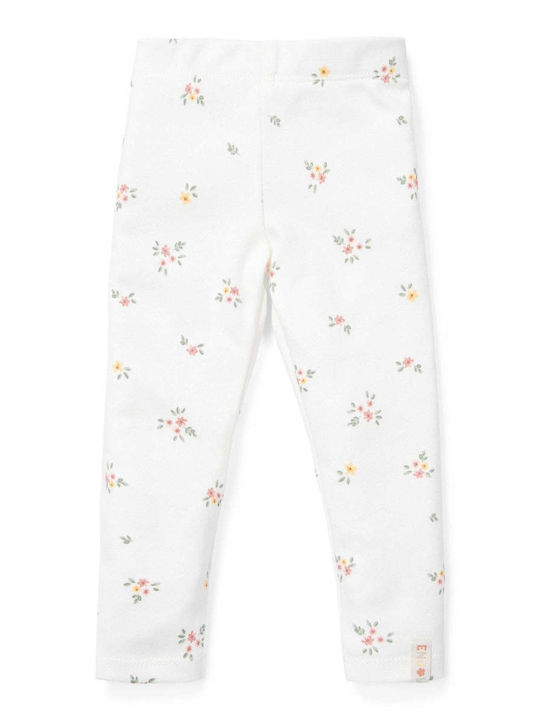 Little Dutch Kids Long Legging Floral White