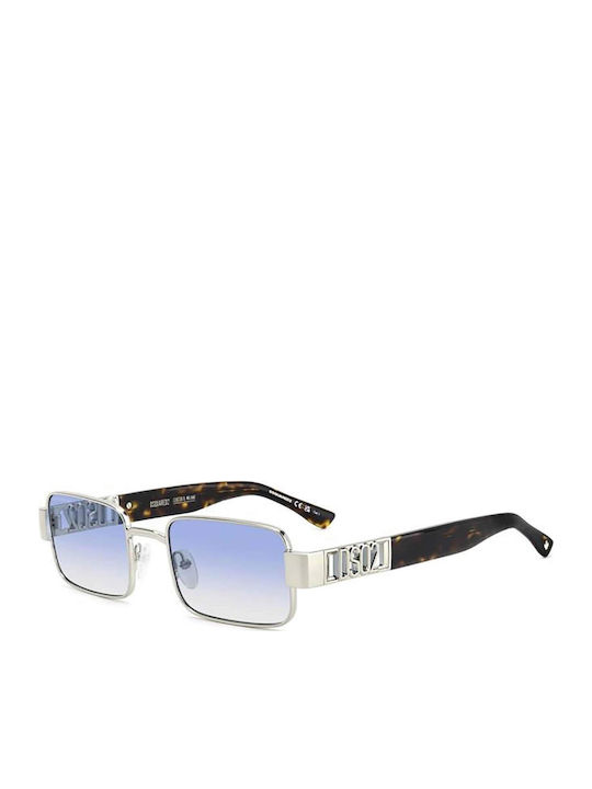 Dsquared2 Γυαλιά Ηλίου Ασημί με Mixed Σκελετό