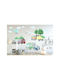 Decowalls Kinder Wandsticker Wand 100x200cm