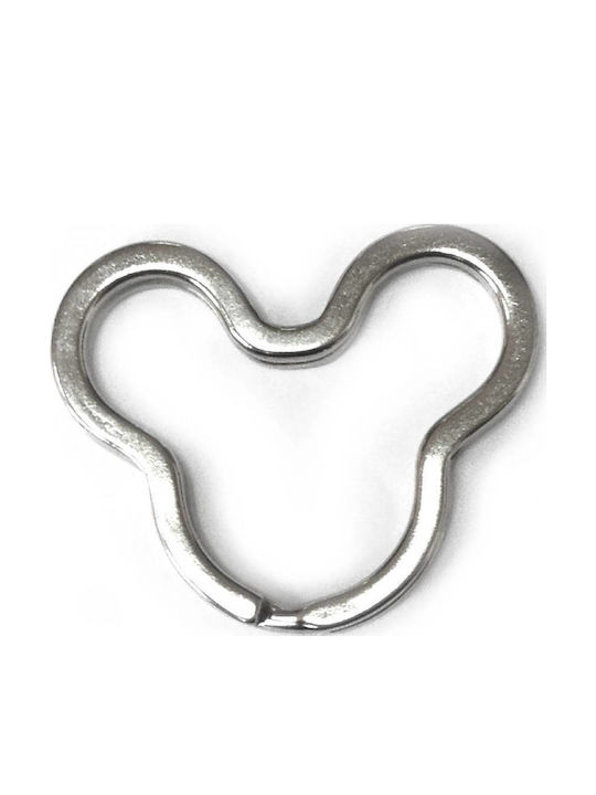 Kostibas Fashion Silver Metallic Keychain