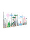 Decowalls Kids Framed Wall Painting 80x160cm
