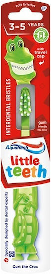 Aquafresh Little Teeth Kinderzahnbürste Für 3+ Jahre Grüne