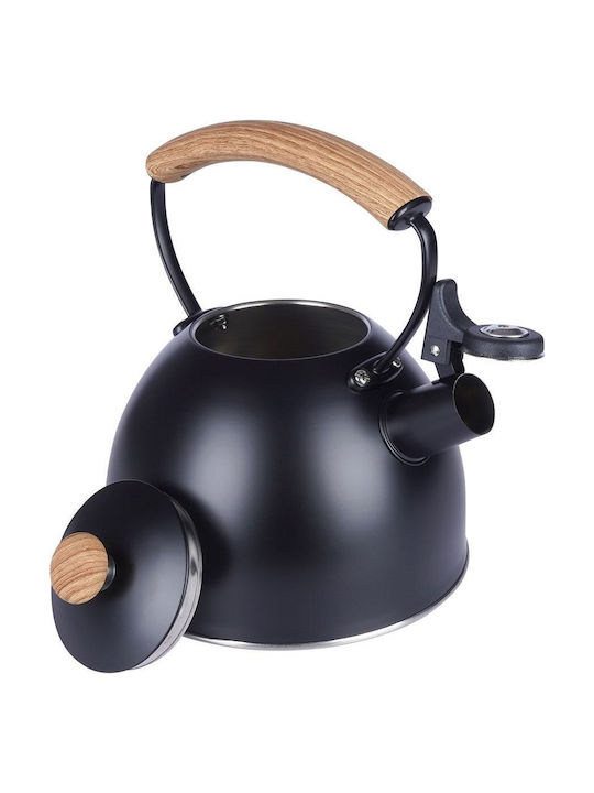 Vilde Βραστήρας με Κούπα Ανοξείδωτος Μαύρη 2500ml