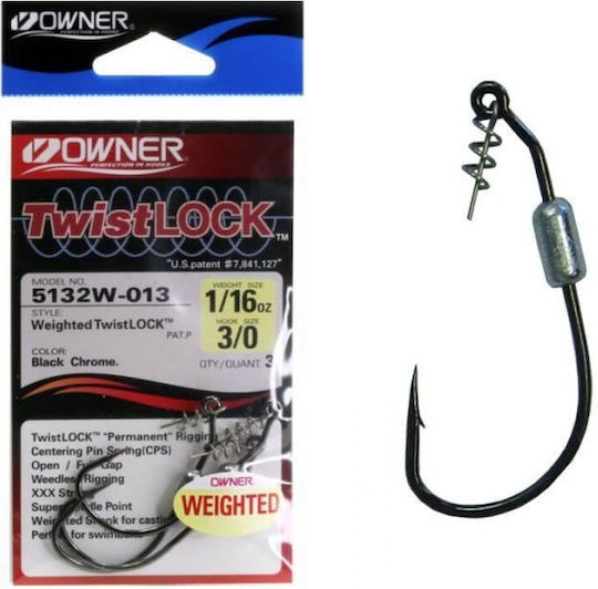 Αγκιστρια Owner Μαλακών Δολωμάτων 5132w 3.50gr No 4/0