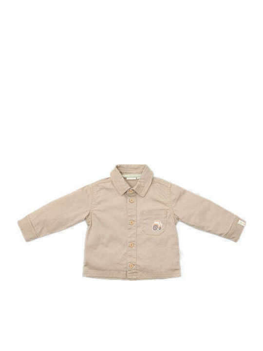 Детска Риза Дълъг ръкав Beige CL24021005