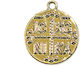Kaliso Christening Charm Necklace Gold 50 Pieces