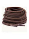 Thick Round Brown Shoelaces for Boots 180cm