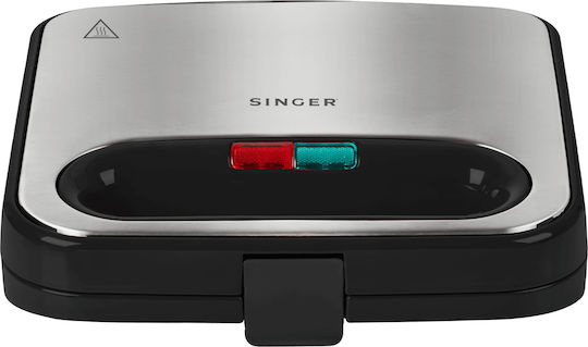 Singer Τοστιέρα για 2 Τοστ 750W Inox