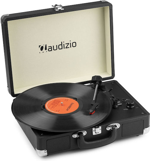Audizio RP116BK 102.071 Suitcase Turntable With Pre Amp And Built-in Speakers Black