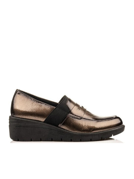 Дамски Loafers в Златист Цвят