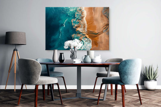 Picturi Living Room Plajă Tropicală Vedere Ocean Turcoaz 80x120