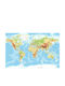 World Map Geography Educational Rug Wallpaper Youth 260x390