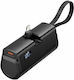 Vention FHRB0 Power Bank 4800mAh 22.5W with USB...