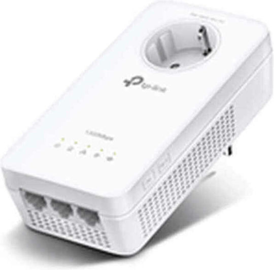 TP-LINK TL-WPA8631P KIT v1 Powerline Wi‑Fi 5 with Passthrough Socket and 3 Gigabit Ethernet Ports