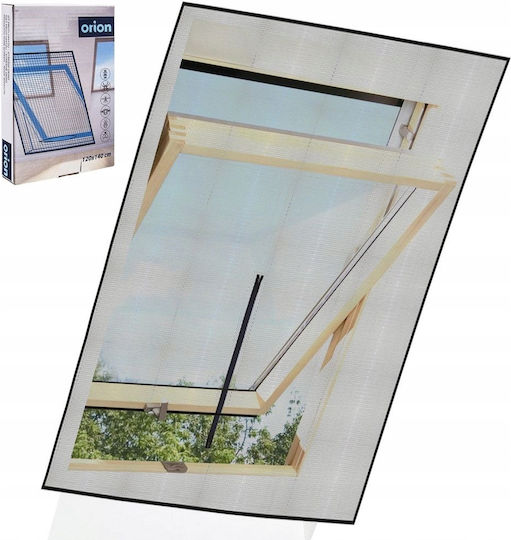 Orion Window Mosquito Net with Velcro Fixed Polyester Black 120x140cm
