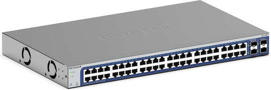NetGear L2 PoE+ Switch with 48 Gigabit (1Gbps) Ethernet Ports and 4 SFP Ports