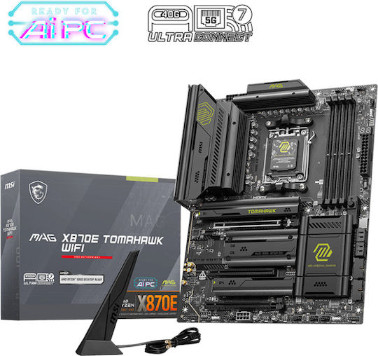 MSI MAG X870E Tomahawk WIFI Motherboard ATX με AMD AM5 Socket 7E59-004R