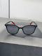 Dasoon Vision Unisex Sunglasses with Black Plastic Frame and Black Polarized Lens 2478077