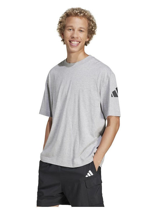 adidas Fit 3 Bar T-shirt Γκρι