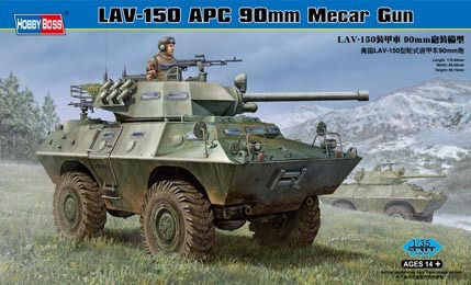 Hobbyboss Φιγούρα Μοντελισμού Lav-150 Apc 90mm Mecar Gun 1:35 82421
