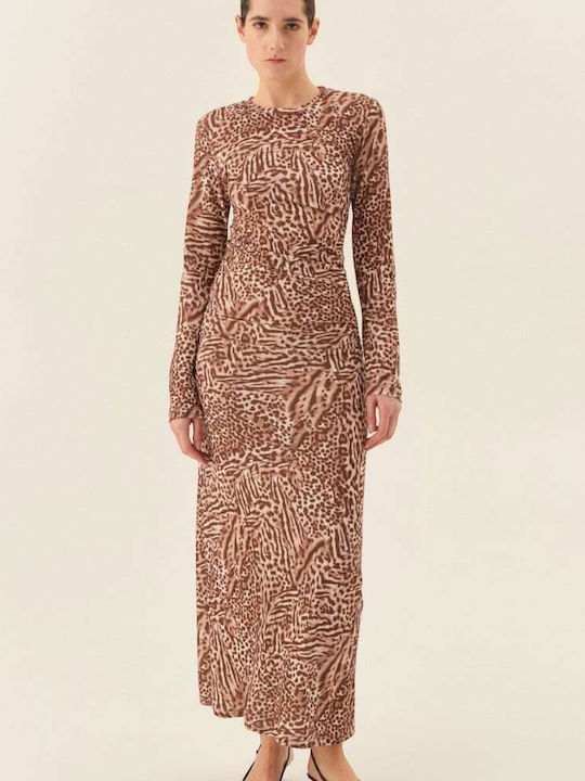 Lumina Maxi Abendkleid Camel