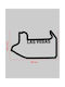 TKT Decorative Silhouette Black Acrylic 30x18.3cm