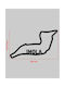 TKT Decorative Silhouette Black Acrylic 30x17.9cm