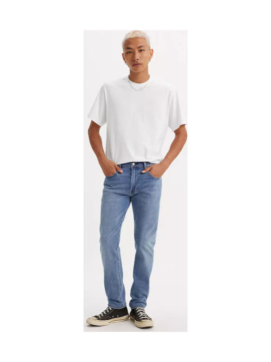 512 Ανδρικό Παντελόνι Τζιν με Slim Tapered Εφαρμογή black denim