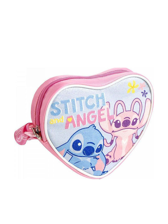 Shoulder Bag 14cm Disney Lilo & Stitch Heart