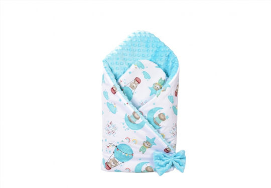 Confort Family Blanket Nursery Swaddling Blankets Cotton Blue 80x80cm