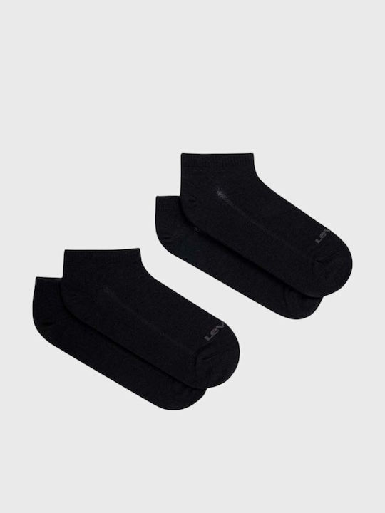 Unisex Short Socks Levi's Set of 2 37157-1007 Black
