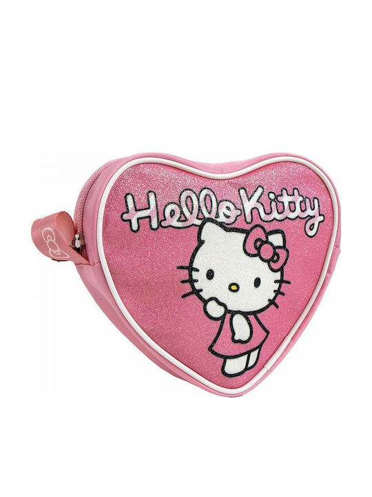 Τσαντάκι Ώμου 14εκ Hello Kitty Καρδιά Τσαντάκι Ώμου 14εκ Hello Kitty Καρδιά