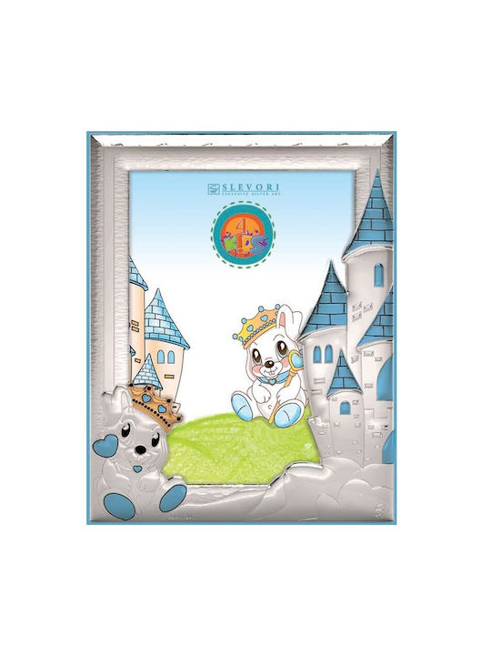 Children's Silver 925 Film Frame Boy Photo Size 13x18 Slevori K907awmb