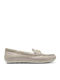 Leather Women's Moccasins Champagne