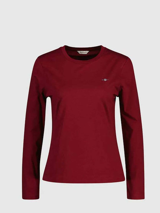 Gant pentru Femei Bluză Burgundy