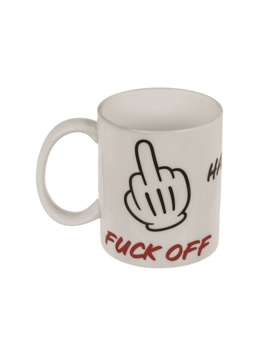 Керамична чаша "Fuck Off" 8 X 10 см