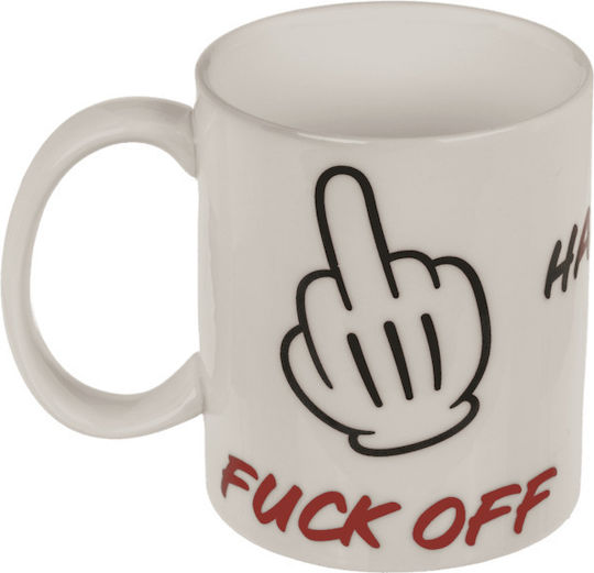 Керамична чаша "Fuck Off" 8 X 10 см