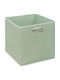 Fabric Storage Box with Lid Green 31x31x31cm 1pcs