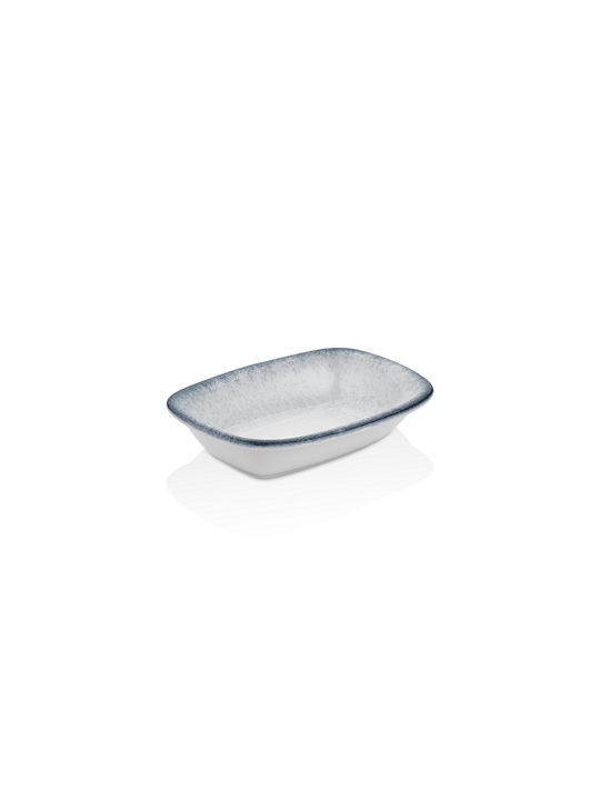 By Bone Dip Serving Bowl Round made of Porcelain White with Diameter 14cm