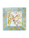 Raynaud Limoges Square Porcelain Decorative Platter Turquoise 17x17cm