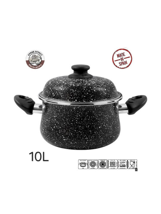 Vitrinor Βαθιά Ανοξείδωτη Κατσαρόλα 10lt / 32cm