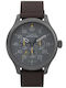 Timex Expedition Field Ανδρικό Ρολόι Μπαταρίας με Καφέ Δερμάτινο Λουράκι
