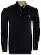 Herren Strickjacke BLACK