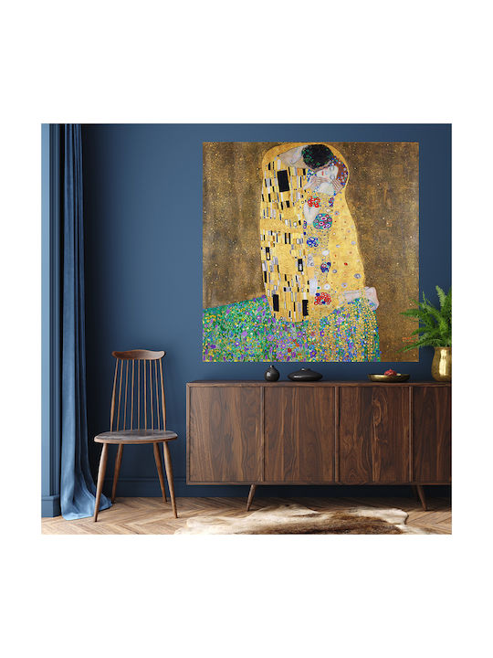 Canvas Painting Gustav Klimt Kiss Knv2558 95cm X 95cm