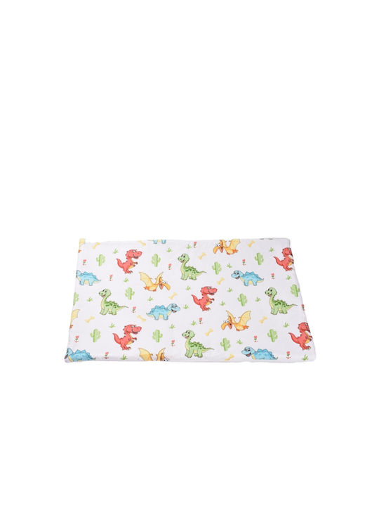 Dinosaur Pattern Silver Pillow 40x60 Cm