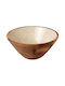 Prestige Wooden Salad Bowl White 35x35x16cm
