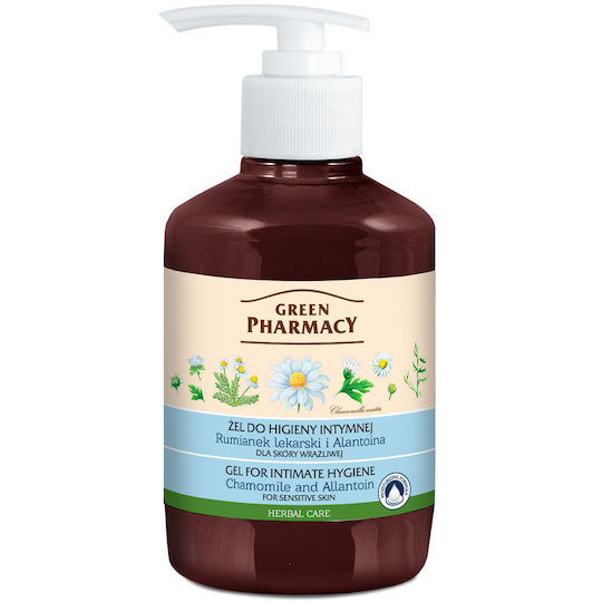 Green Pharmacy Kamille & Allantoin Gel für Sanfte Reinigung der Intimpflegeprodukte 370ml