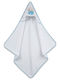 Sunshine Baby Hooded Towel Bear 04 Blue 75x75cm